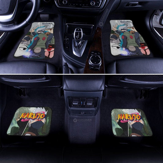 Kakashi Car Floor Mats Custom Anime Car Interior Accessories - Gearcarcover - 2