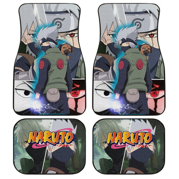 Kakashi Car Floor Mats Custom Anime Car Interior Accessories - Gearcarcover - 1