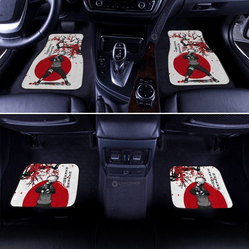 Kakashi Car Floor Mats Custom Japan Style Anime Car Interior Accessories - Gearcarcover - 2