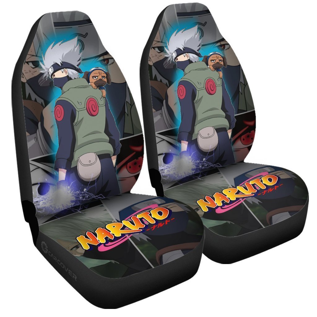 Kakashi Car Seat Covers Custom Anime Car Interior Accessories - Gearcarcover - 3