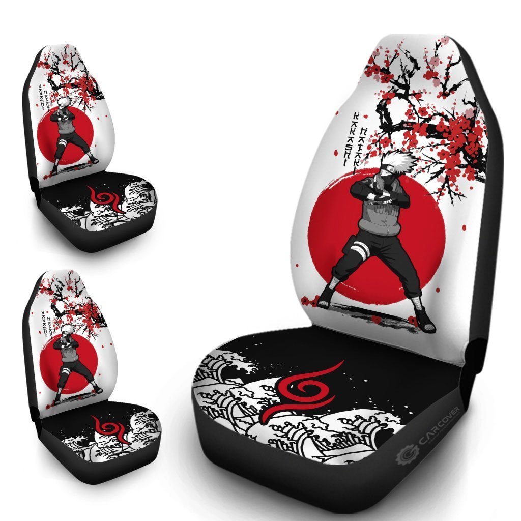 Kakashi Car Seat Covers Custom Japan Style Anime Car Accessories - Gearcarcover - 4