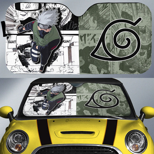 Kakashi Car Sunshade Custom Mix Manga Car Accessories - Gearcarcover - 1
