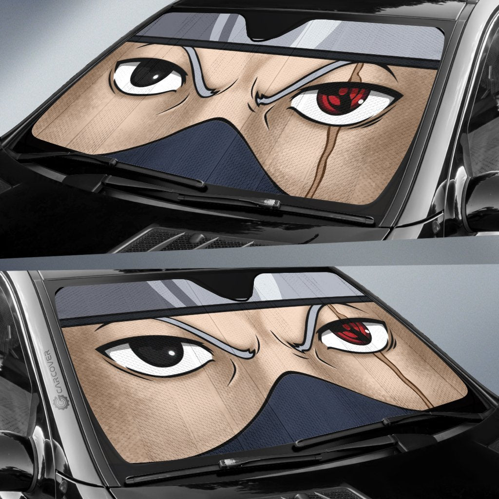 Kakashi Eyes Car Sunshade Custom Sharingan Car Accessories - Gearcarcover - 2