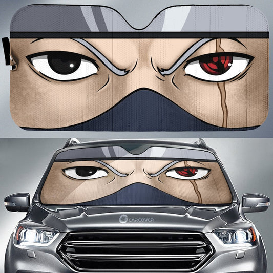 Kakashi Eyes Car Sunshade Custom Sharingan Car Accessories - Gearcarcover - 1