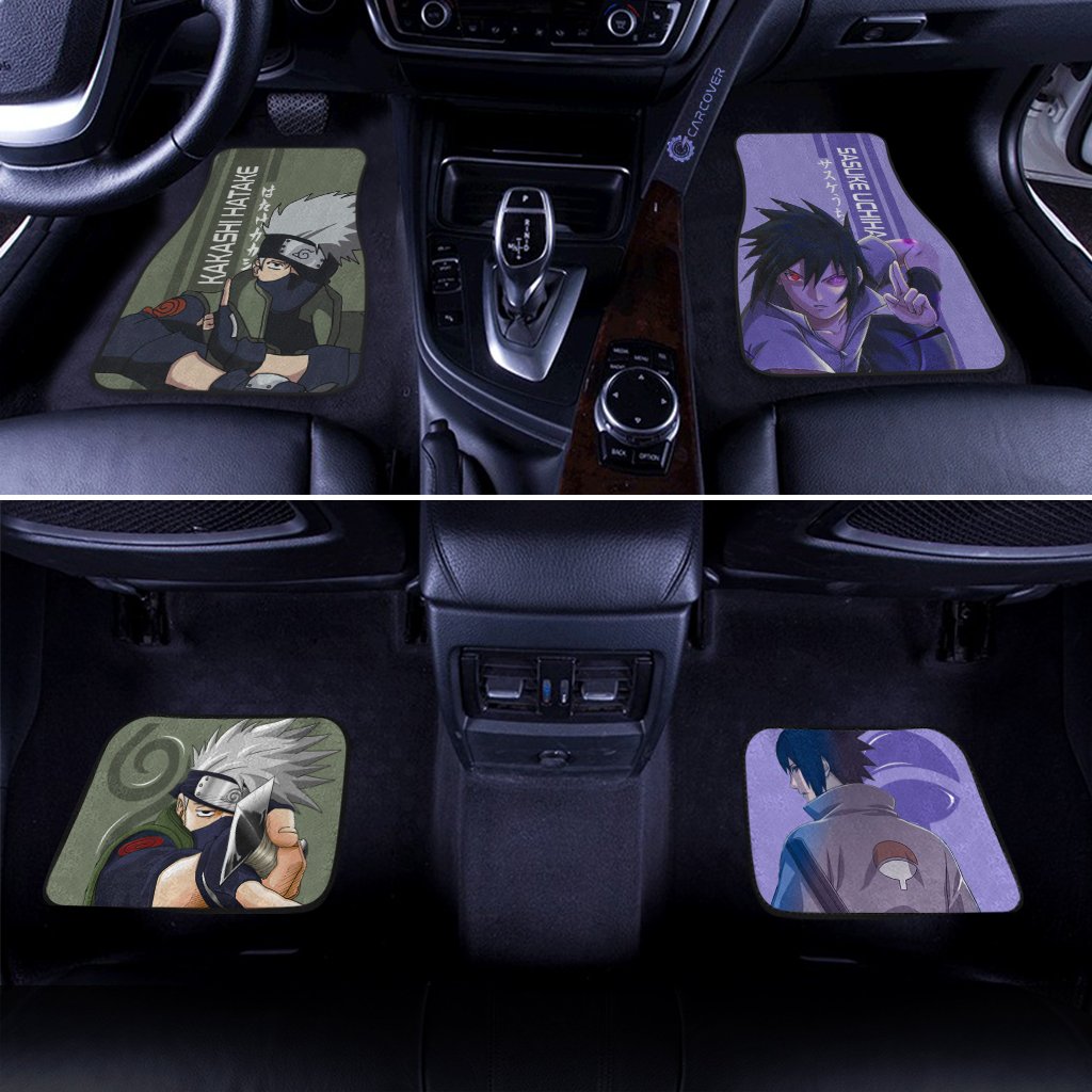 Kakashi Hatake And Sasuke Uchiha Car Floor Mats Custom Anime Car Accessories Anime Gifts - Gearcarcover - 2