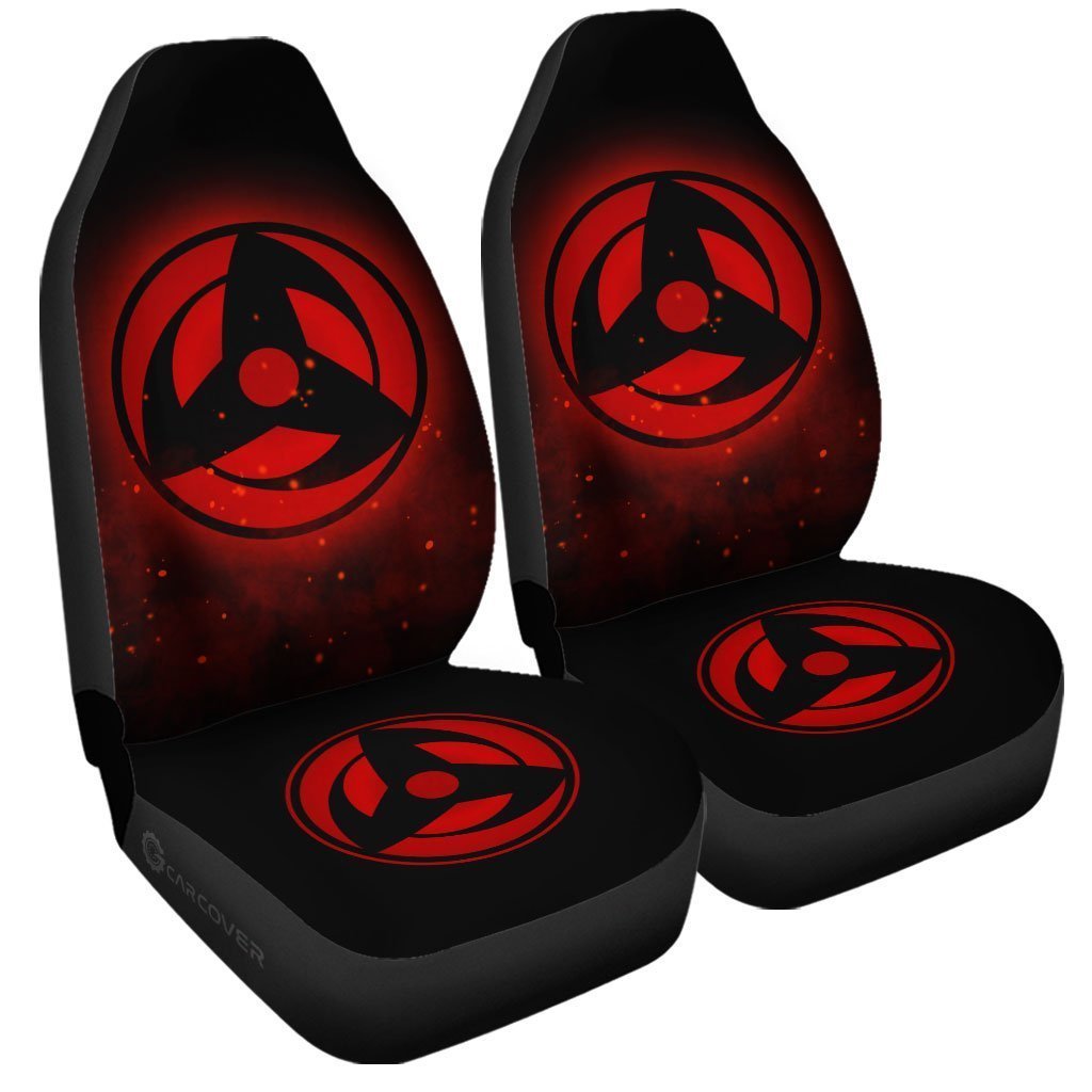 Kakashi Mangekyou Car Seat Covers Custom Sharingan Anime Car Accessories - Gearcarcover - 3