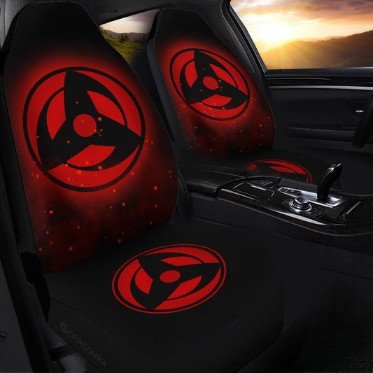 Kakashi Mangekyou Car Seat Covers Custom Sharingan Anime Car Accessories - Gearcarcover - 1