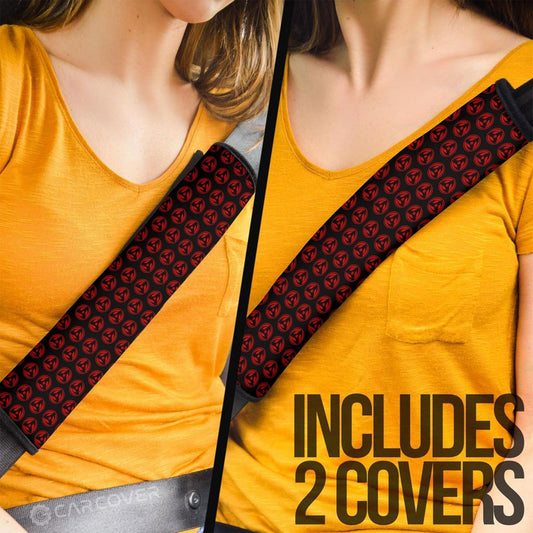 Kakashi Mangekyou Seat Belt Covers Custom Sharingan Anime Car Accessories - Gearcarcover - 2