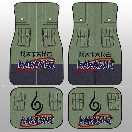 Kakashi Uniform Car Floor Mats Custom Anime Car Interior Accessories - Gearcarcover - 2