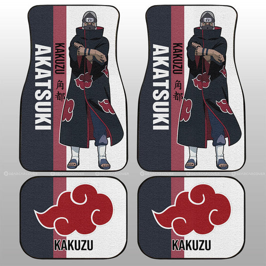 Kakuzu Car Floor Mats Custom Anime Car Accessories - Gearcarcover - 2