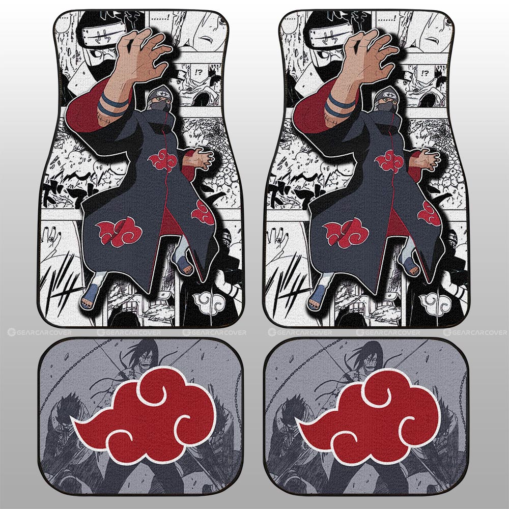 Kakuzu Car Floor Mats Custom Anime Car Accessories Mix Manga - Gearcarcover - 2