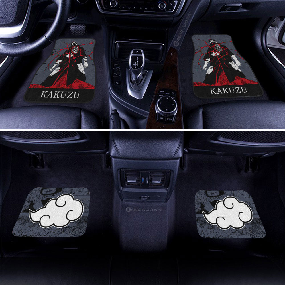 Kakuzu Car Floor Mats Custom Car Accessories Manga Color Style - Gearcarcover - 3