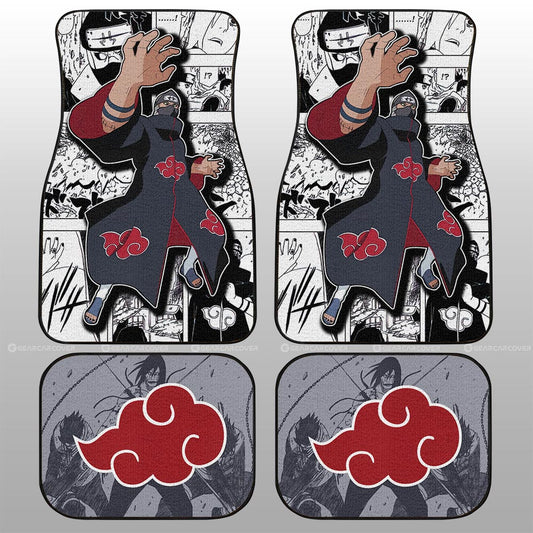 Kakuzu Car Floor Mats Custom Car Accessories Mix Manga - Gearcarcover - 2