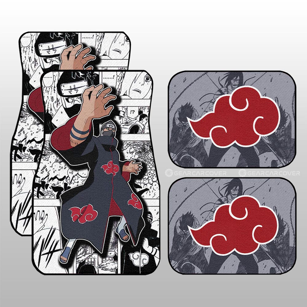 Kakuzu Car Floor Mats Custom Car Accessories Mix Manga - Gearcarcover - 1