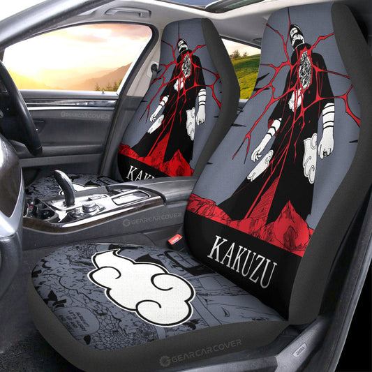 Kakuzu Car Seat Covers Custom Anime Car Accessories Manga Color Style - Gearcarcover - 2