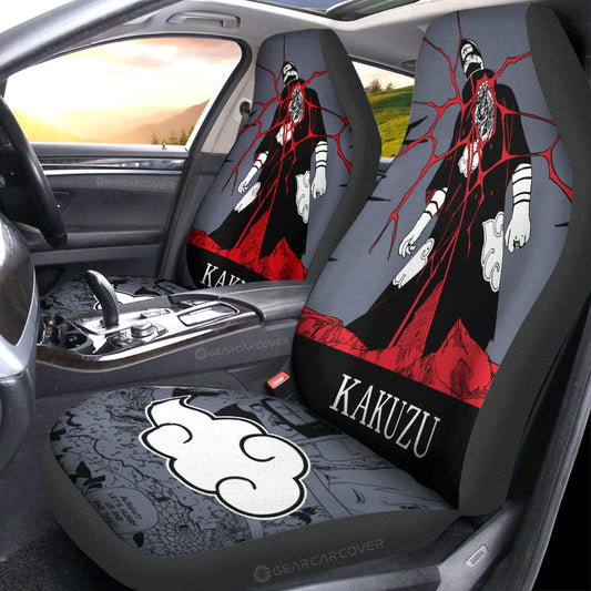 Kakuzu Car Seat Covers Custom Car Accessories Manga Color Style - Gearcarcover - 2