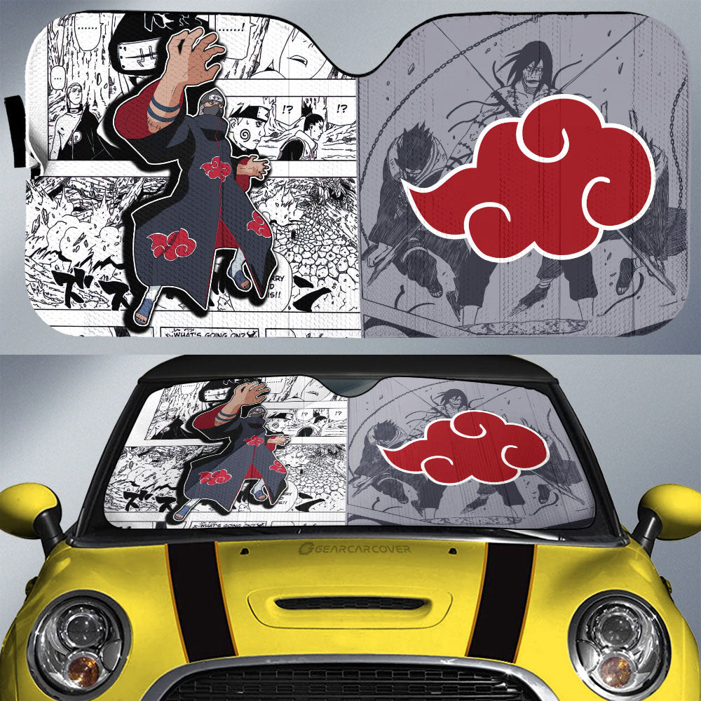 Kakuzu Car Sunshade Custom Mix Manga Car Accessories - Gearcarcover - 1