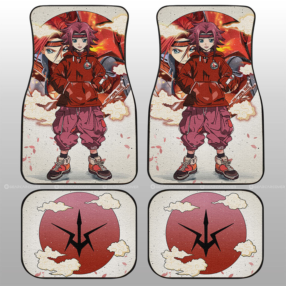 Kallen Kozuki Car Floor Mats Anime Collection - Gearcarcover - 1
