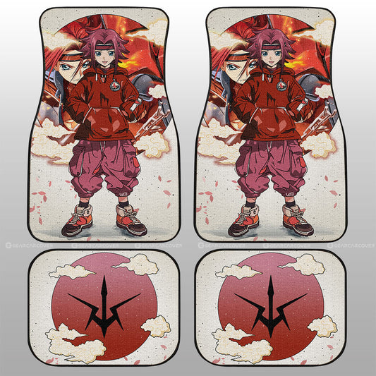 Kallen Kozuki Car Floor Mats Anime Collection - Gearcarcover - 1