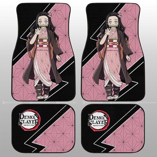 Kamado Nezuko Car Floor Mats Custom Car Accessories - Gearcarcover - 2
