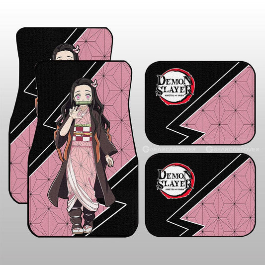Kamado Nezuko Car Floor Mats Custom Car Accessories - Gearcarcover - 1