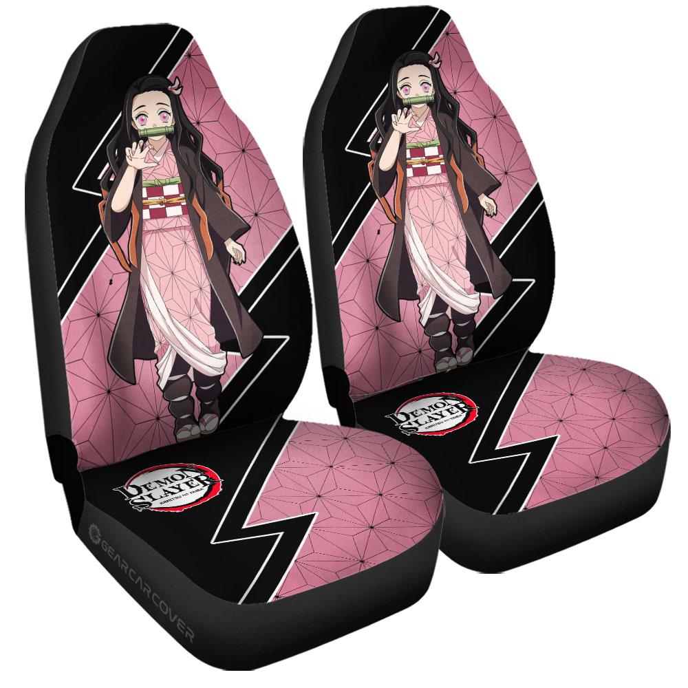 Kamado Nezuko Car Seat Covers Custom Car Accessories - Gearcarcover - 3