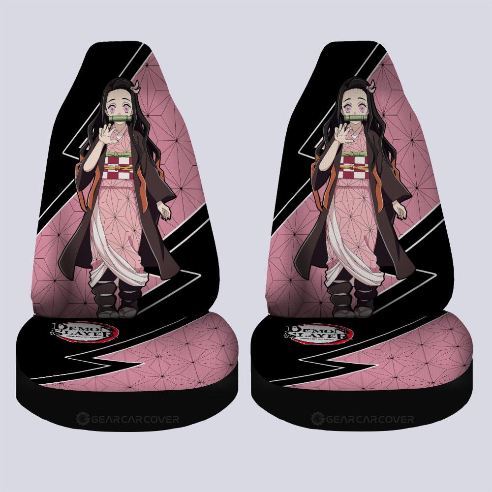 Kamado Nezuko Car Seat Covers Custom Car Accessories - Gearcarcover - 4