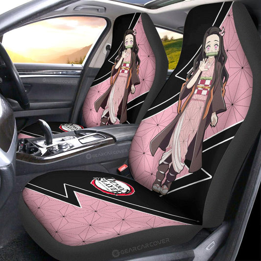 Kamado Nezuko Car Seat Covers Custom Car Accessories - Gearcarcover - 2