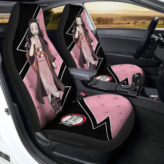 Kamado Nezuko Car Seat Covers Custom Car Accessories - Gearcarcover - 1