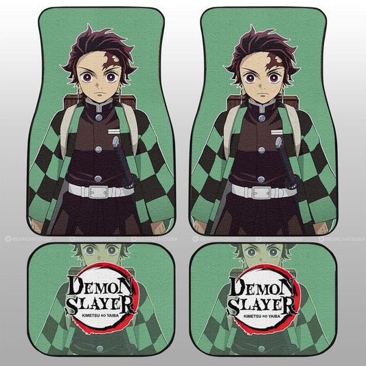 Kamado Tanjiro Car Floor Mats Custom - Gearcarcover - 2