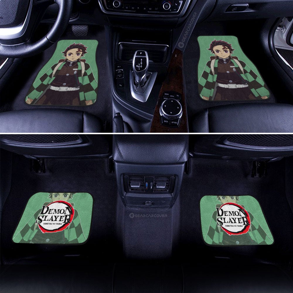 Kamado Tanjiro Car Floor Mats Custom - Gearcarcover - 3