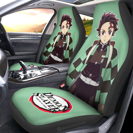 Kamado Tanjiro Car Seat Covers Custom - Gearcarcover - 2