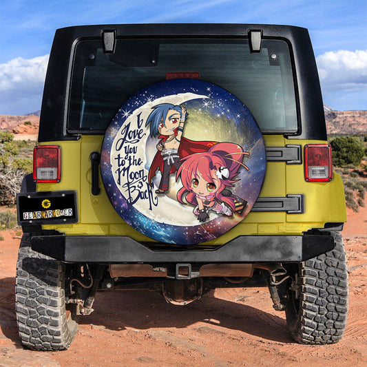 Kamina And Yoko Spare Tire Covers Custom Car Accessories - Gearcarcover - 2