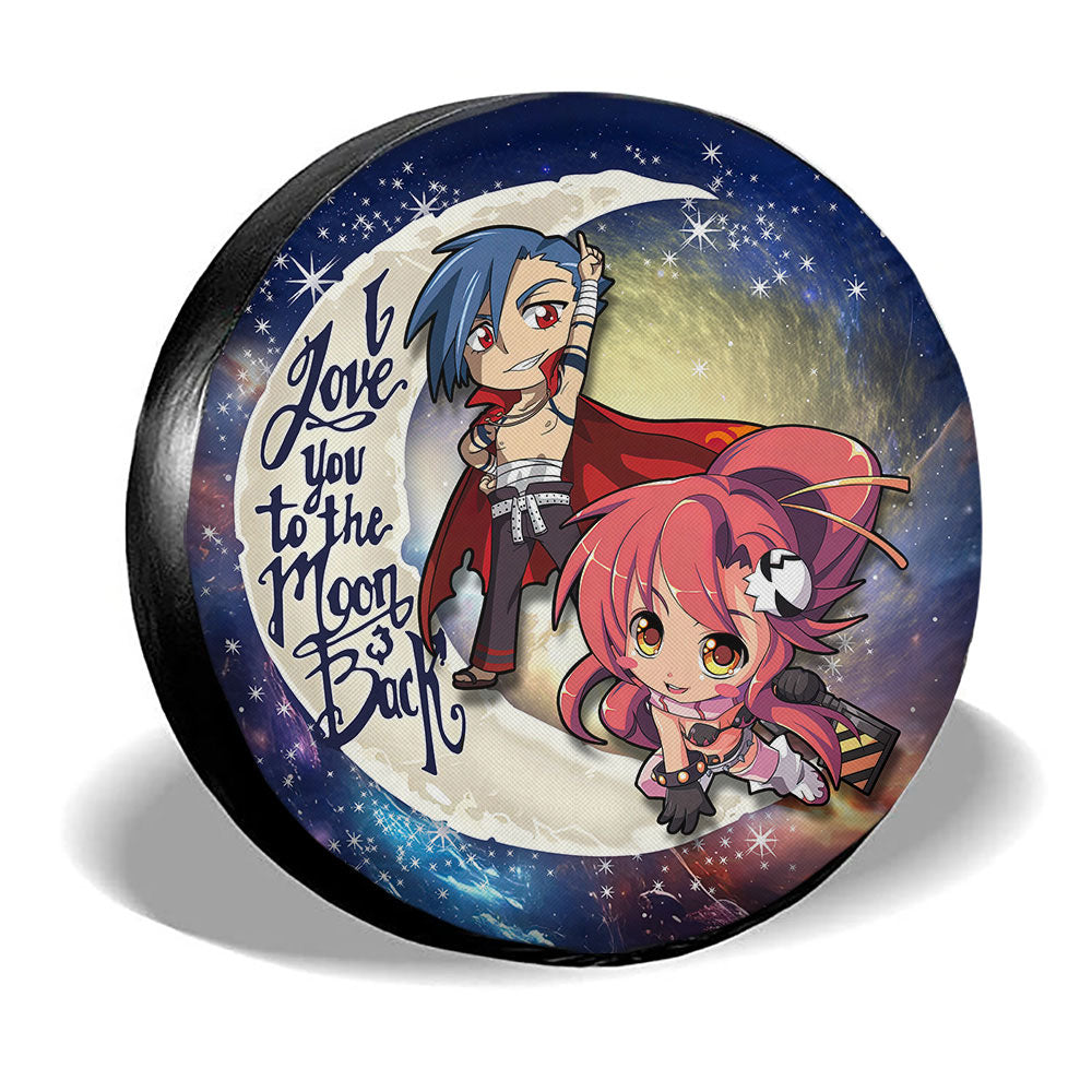 Kamina And Yoko Spare Tire Covers Custom Car Accessories - Gearcarcover - 3