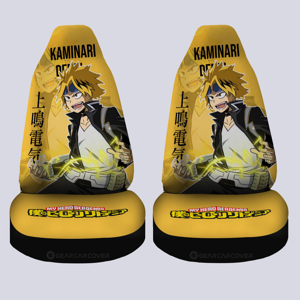 Kaminari Denki Car Seat Covers Custom Car Accessories For Fans - Gearcarcover - 4