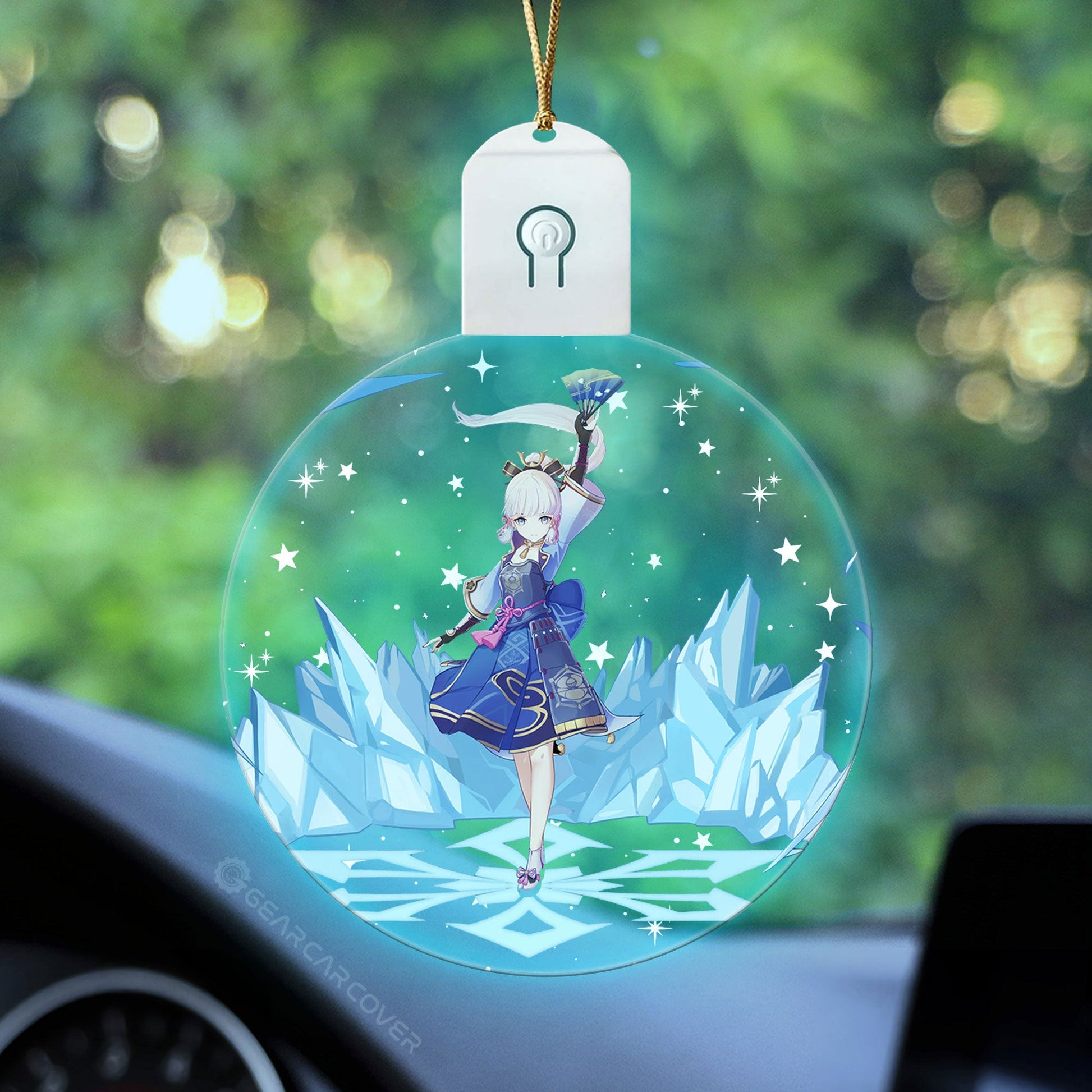 Kamisato Ayaka Led Ornament Custom Car Decorations - Gearcarcover - 2