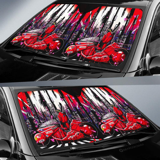 Kaneda Shotaro Car Sunshade Custom Akira Car Accessories - Gearcarcover - 2