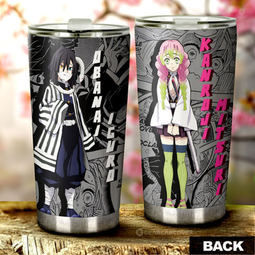 Kanroji And Obanai Tumbler Cup Custom Mix Mangas - Gearcarcover - 1