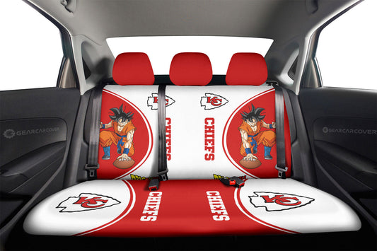 Kansas City Chiefs Car Back Seat Covers Custom Car Accessories For Fans - Gearcarcover - 2
