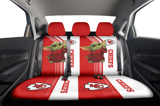 Kansas City Chiefs Car Back Seat Covers Custom Car Accessories - Gearcarcover - 2