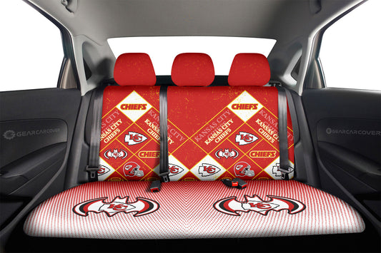 Kansas City Chiefs Car Back Seat Covers Sporty Team Collection - Gearcarcover - 2