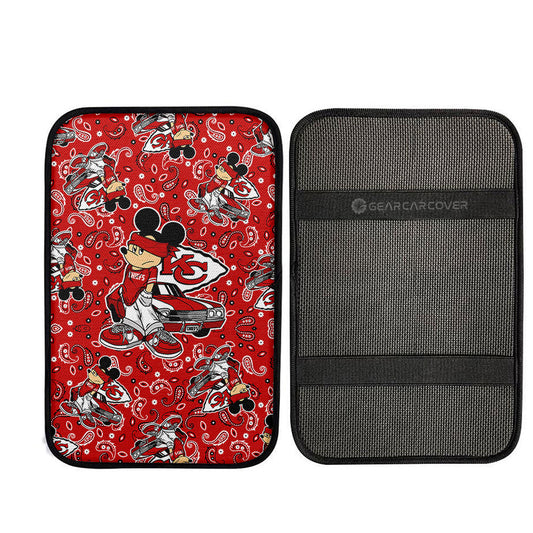Kansas City Chiefs Car Center Console Cover Cartoon Theme Collection - Gearcarcover - 2