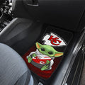 Kansas City Chiefs Car Floor Mats Baby Yoda Car Accessories For Fan - Gearcarcover - 3