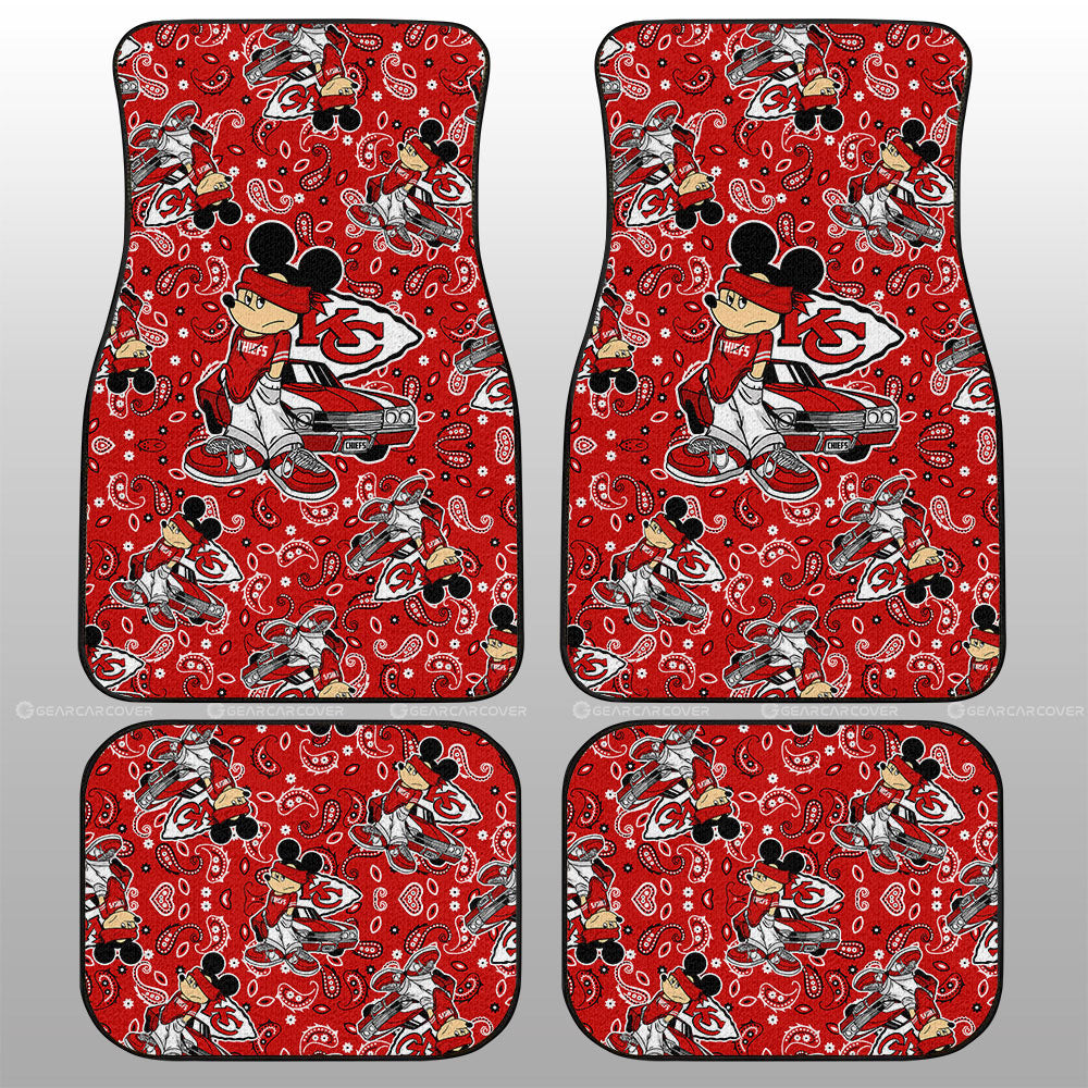 Kansas City Chiefs Car Floor Mats Cartoon Theme Collection - Gearcarcover - 1