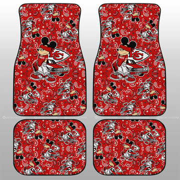 Kansas City Chiefs Car Floor Mats Cartoon Theme Collection - Gearcarcover - 1