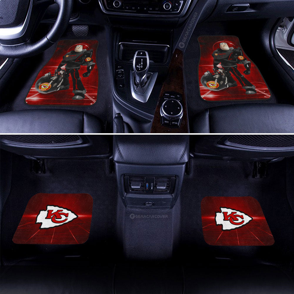 Kansas City Chiefs Car Floor Mats Custom Car Accessories For Fan - Gearcarcover - 2