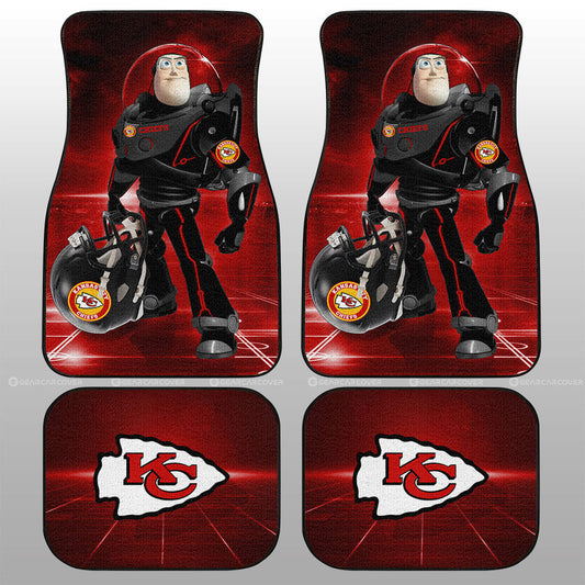 Kansas City Chiefs Car Floor Mats Custom Car Accessories For Fan - Gearcarcover - 1