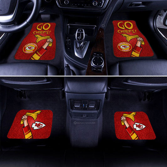 Kansas City Chiefs Car Floor Mats Custom Car Accessories - Gearcarcover - 2
