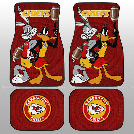 Kansas City Chiefs Car Floor Mats Custom Car Accessories - Gearcarcover - 1