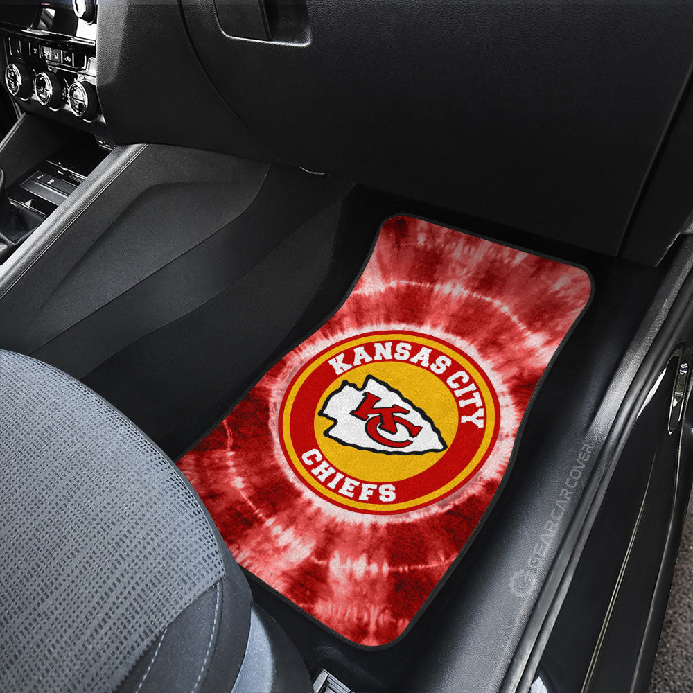 Kansas City Chiefs Car Floor Mats Custom Tie Dye Car Accessories - Gearcarcover - 3